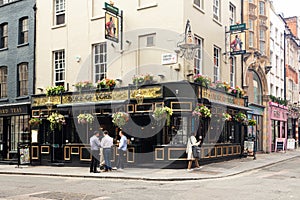 Duke of York pub on Dering Street in London