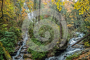 Dukes Creek falls in Georgia