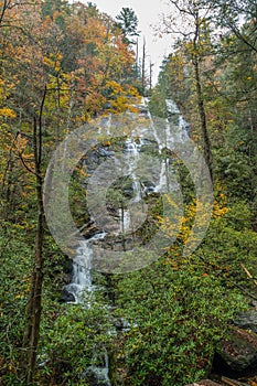 Dukes creek waterfall in Georgia