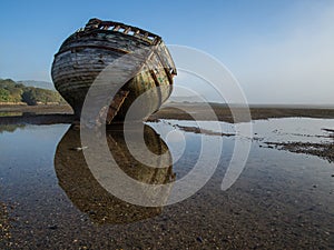 Dulas estuary ship wreck photo