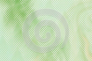 Dull green halftone patterned background