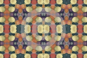 Dull Multicolored Geometric Seamless Pattern