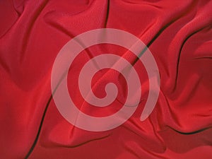 Dull red fabric (artificial silk)