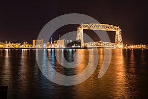 Duluth skyline at night