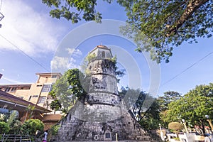 Dumaguete Belfry,the historical old bell tower in the center of Dumaguete,Negros Island,Philippines photo