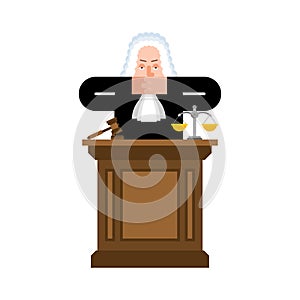 Dumb judge. Magistrate does not speak. bribery justice