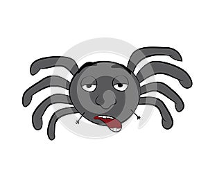 Dumb looking illustration of spider