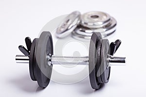 Dumbbell and barbell discs for workout