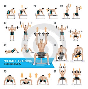 Dumbbell Exercises and Workouts Weight Training.