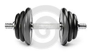 Dumbbell Isolated on white