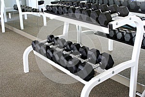 A Dumbbell Rack