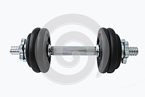 Dumbbells on a white background