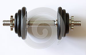Dumbell (isolated) photo