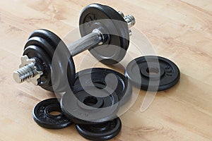 Dumbell & weights