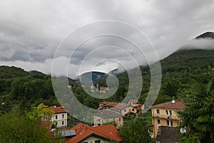 Dumenza, Italian landscape