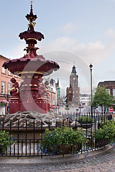 Dumfries town fountain