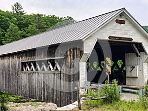 Dummerston covered bridge in Vermont