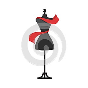 Dummy dress illustration vector