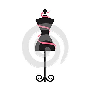 Dummy dress illustration vector