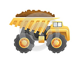 Dump truck construction and mining vehicle