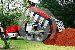 Dump Truck Dumping