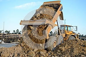 Dump truck photo