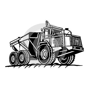 Dump Truck - Industrial Dump Truck Dumper Equipment Builder Building Build