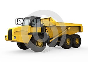 Dump Truck Isolated