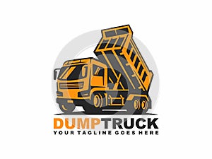 Dump truck logo design