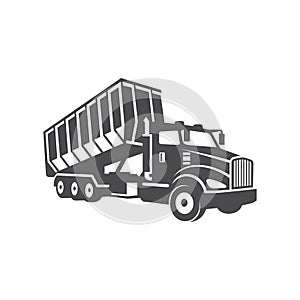 Dump truck simpe drawing