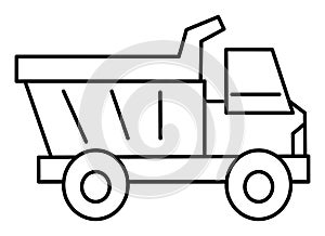 Dump Truck - Tipper and Dumper Truck Logo