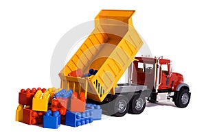 Dump truck toy