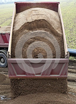 Dump Truck Unloading