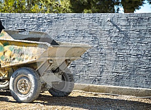 Dumper machine on site mesh