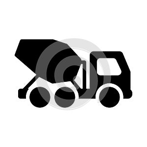 Dumper vector glyph flat icon