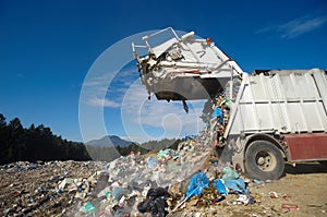 Dumping truck photo