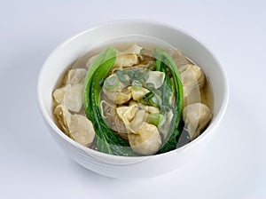 Dumpling noodle soup