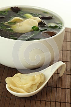 Dumpling for wonton soup