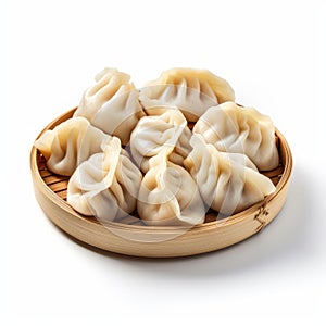 Delicious Dumplings On High Quality White Background photo