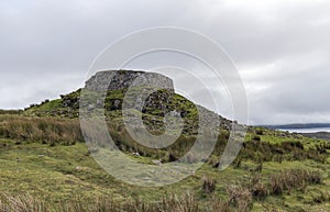 Dun Beag Broch on the Isle of Skye in Scotland photo