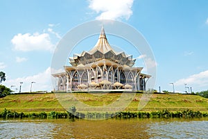 DUN Building in Kuching, Borneo, Malaysia photo