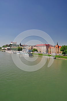 Dunabe quay. Bratislava. Slovakia.