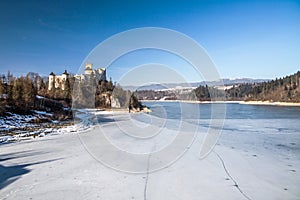 Dunajec castle in Niedzica, Poland, Czorsztyn lake