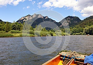 Dunajec river in Pieniny mountains - Poland