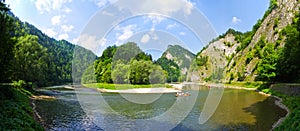 Dunajec river in Pieniny mountains, Poland