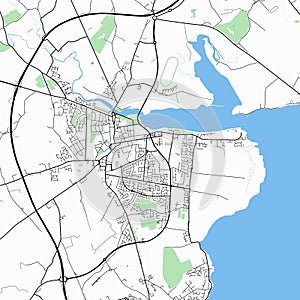 The Dundalk map. photo