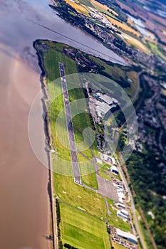 Dundee Airport Aerial View