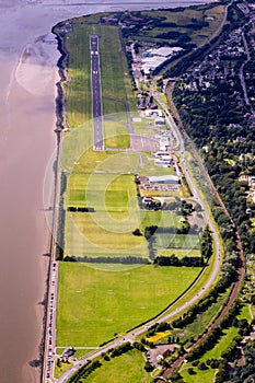 Dundee Airport Aerial View