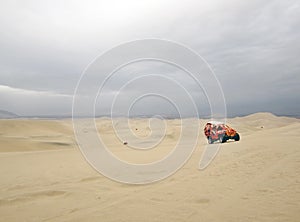 Dune buggies and sandboarding