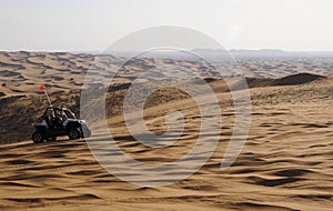 Dune buggy in Dubai Desert